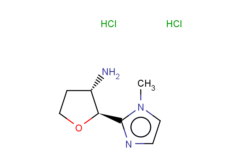 2-(1-methyl-1H-imidazol-2-yl)oxolan-3-amine dihydrochloride, trans