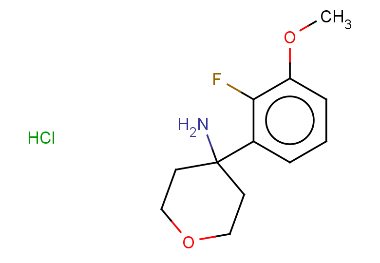 4-(2-fluoro-3-methoxyphenyl)oxan-4-amine hydrochloride