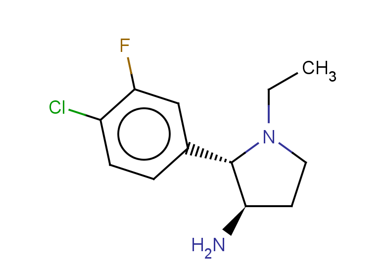 rac-(2R,3S)-2-(4-chloro-3-fluorophenyl)-1-ethylpyrrolidin-3-amine, trans