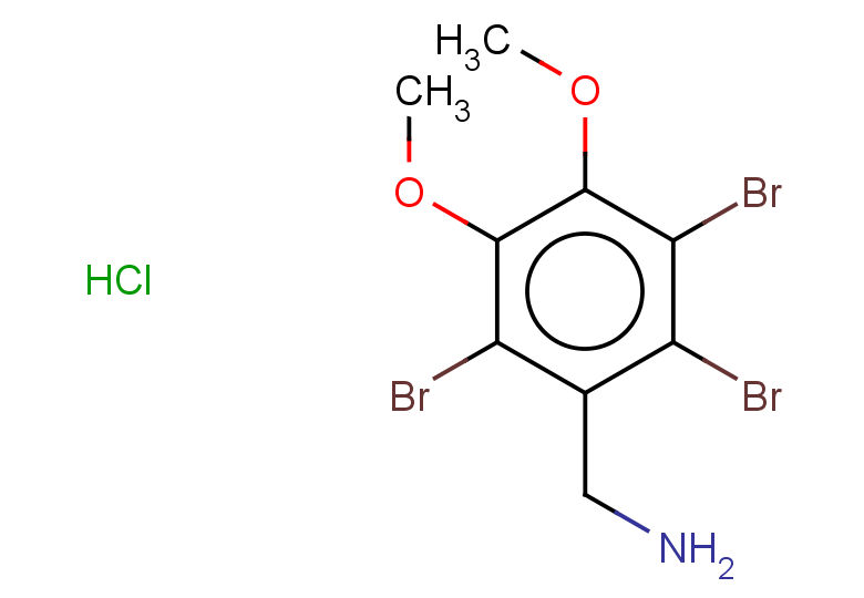 1-(2,3,6-tribromo-4,5-dimethoxyphenyl)methanamine hydrochloride