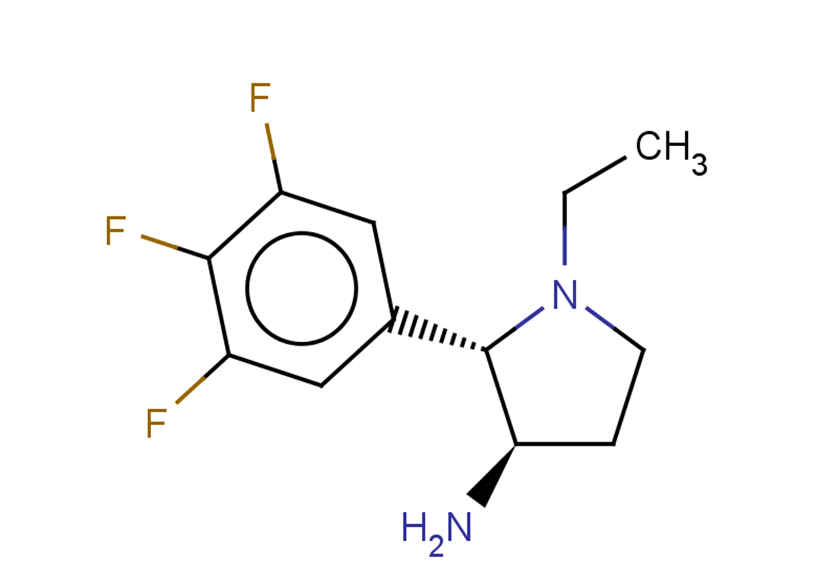 rac-(2R,3S)-1-ethyl-2-(3,4,5-trifluorophenyl)pyrrolidin-3-amine, trans