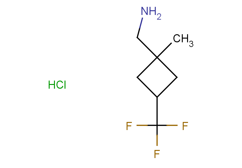 1-[1-methyl-3-(trifluoromethyl)cyclobutyl]methanamine hydrochloride