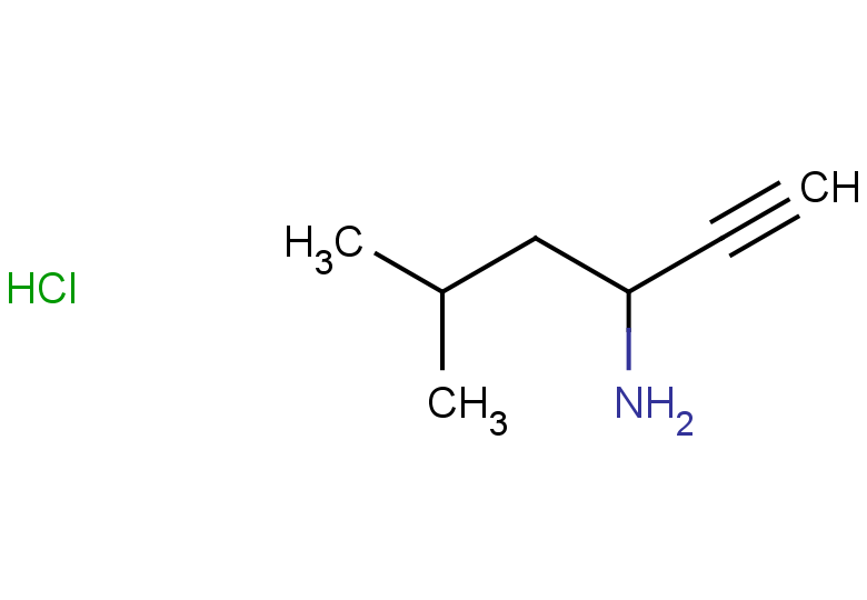 5-methylhex-1-yn-3-amine hydrochloride