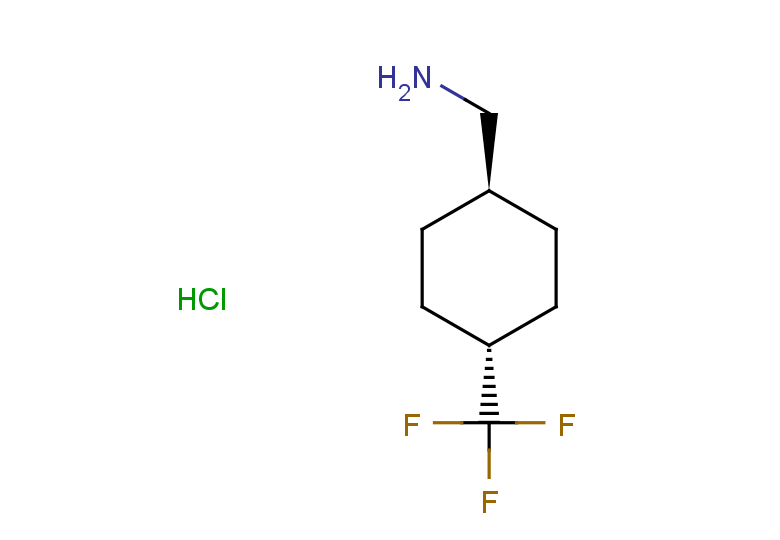 1-[(1r,4r)-4-(trifluoromethyl)cyclohexyl]methanamine hydrochloride, trans