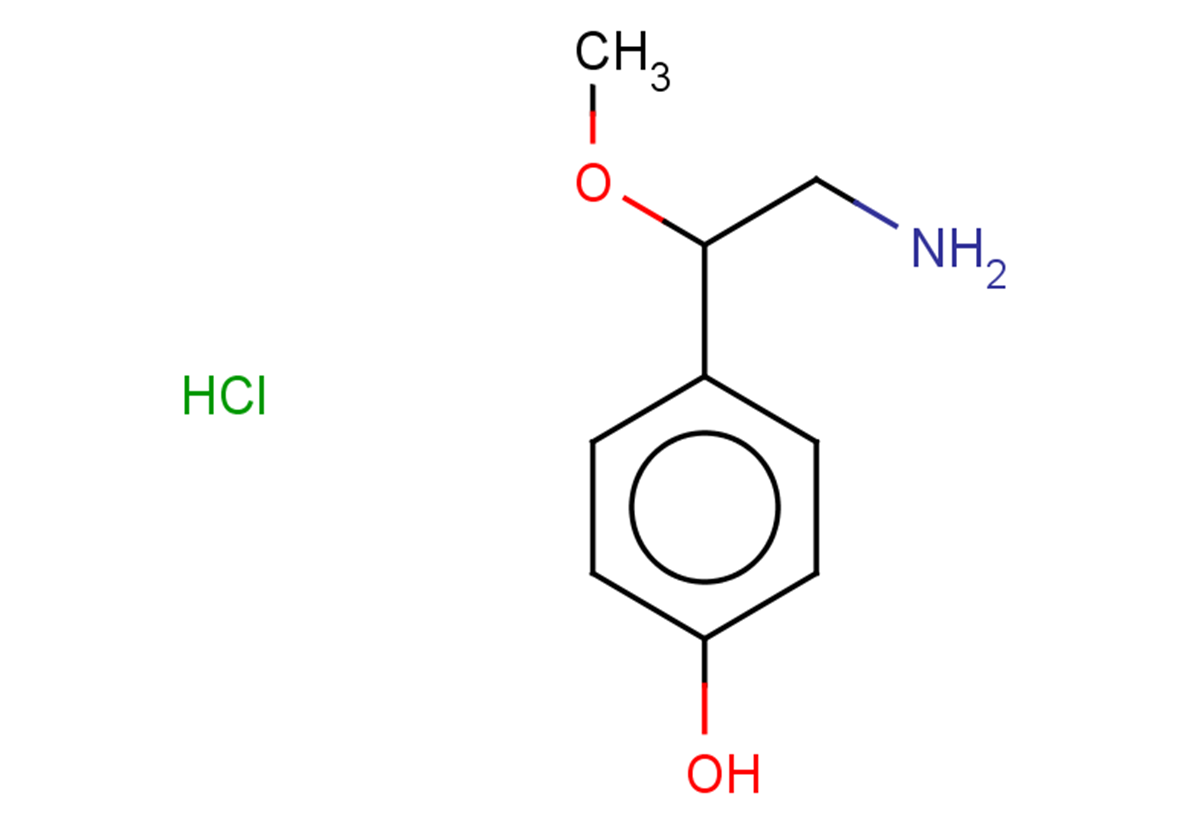 4-(2-amino-1-methoxyethyl)phenol hydrochloride