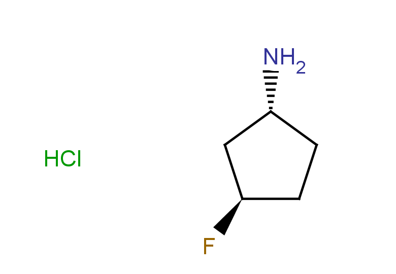 (1R,3R)-3-fluorocyclopentan-1-amine hydrochloride