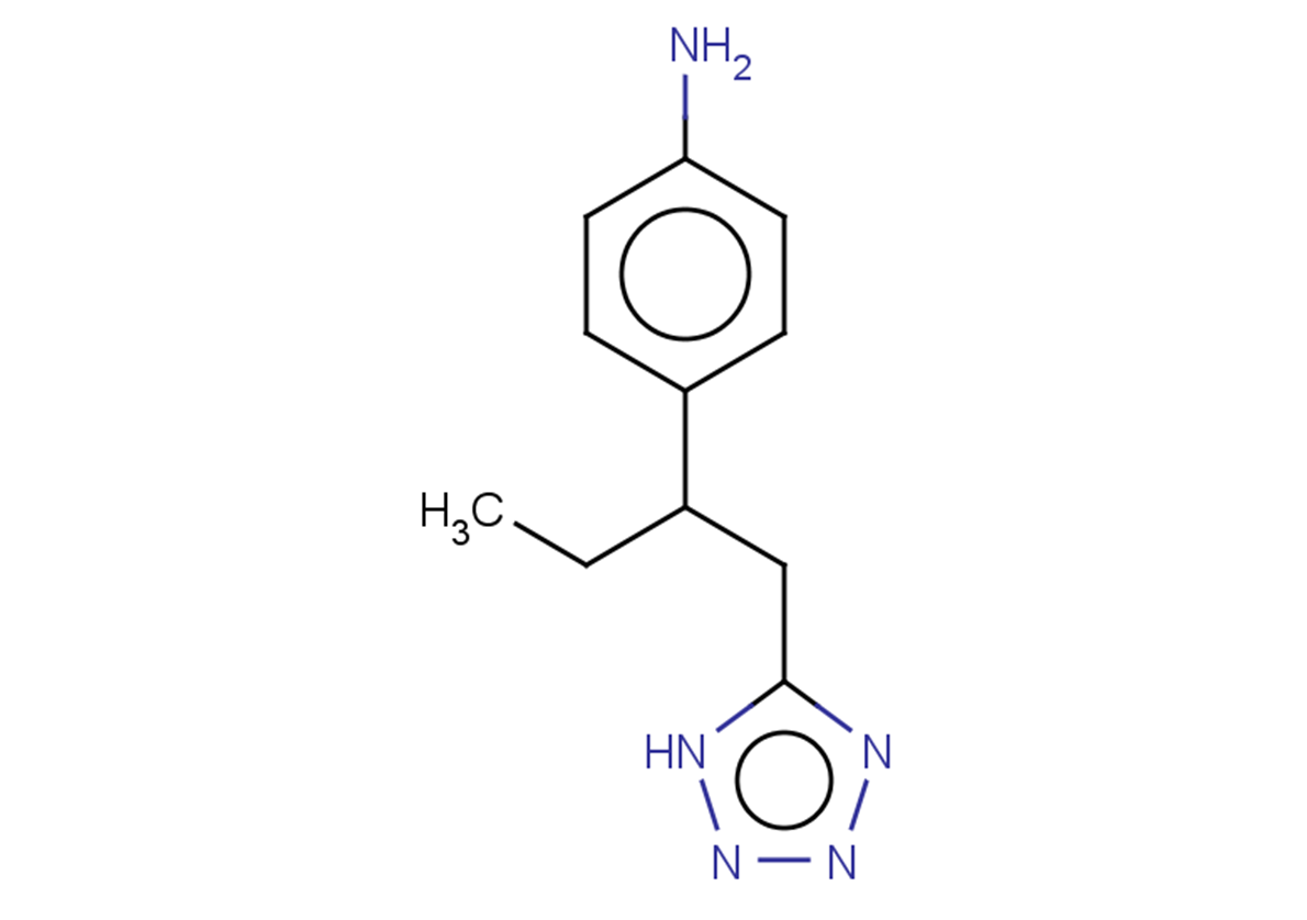 4-[1-(1H-1,2,3,4-tetrazol-5-yl)butan-2-yl]aniline