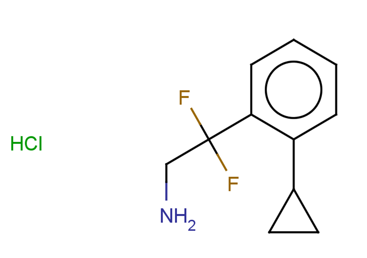 2-(2-cyclopropylphenyl)-2,2-difluoroethan-1-amine hydrochloride