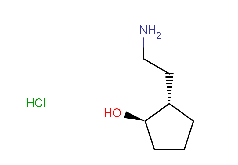 rac-(1R,2S)-2-(2-aminoethyl)cyclopentan-1-ol hydrochloride, trans