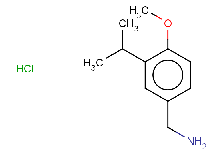 1-[4-methoxy-3-(propan-2-yl)phenyl]methanamine hydrochloride