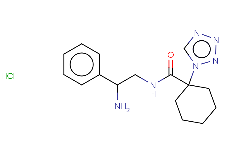 N-(2-amino-2-phenylethyl)-1-(1H-1,2,3,4-tetrazol-1-yl)cyclohexane-1-carboxamide hydrochloride