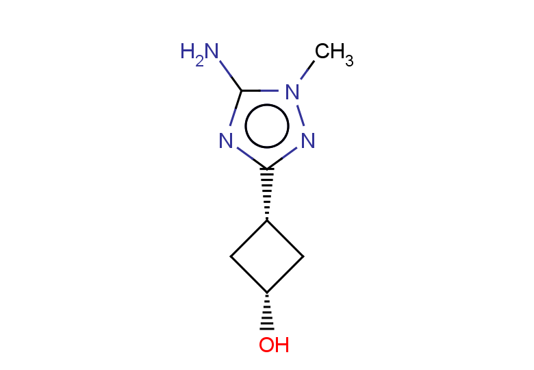 (1s,3s)-3-(5-amino-1-methyl-1H-1,2,4-triazol-3-yl)cyclobutan-1-ol, cis