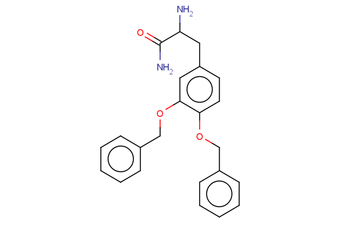 2-amino-3-[3,4-bis(benzyloxy)phenyl]propanamide
