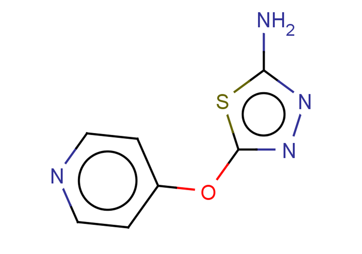 5-(pyridin-4-yloxy)-1,3,4-thiadiazol-2-amine