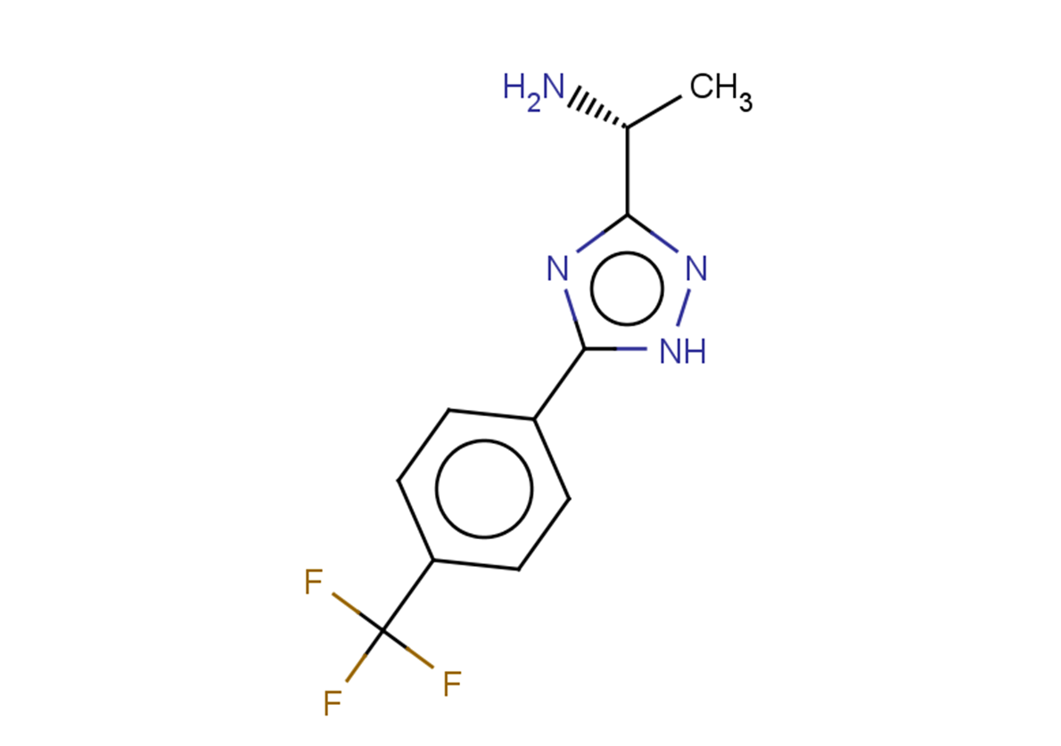 (1R)-1-{5-[4-(trifluoromethyl)phenyl]-1H-1,2,4-triazol-3-yl}ethan-1-amine