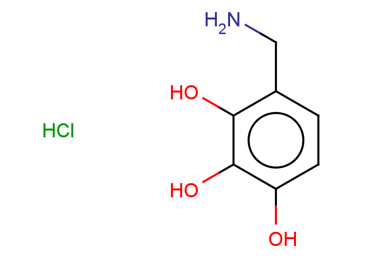 4-(aminomethyl)benzene-1,2,3-triol hydrochloride