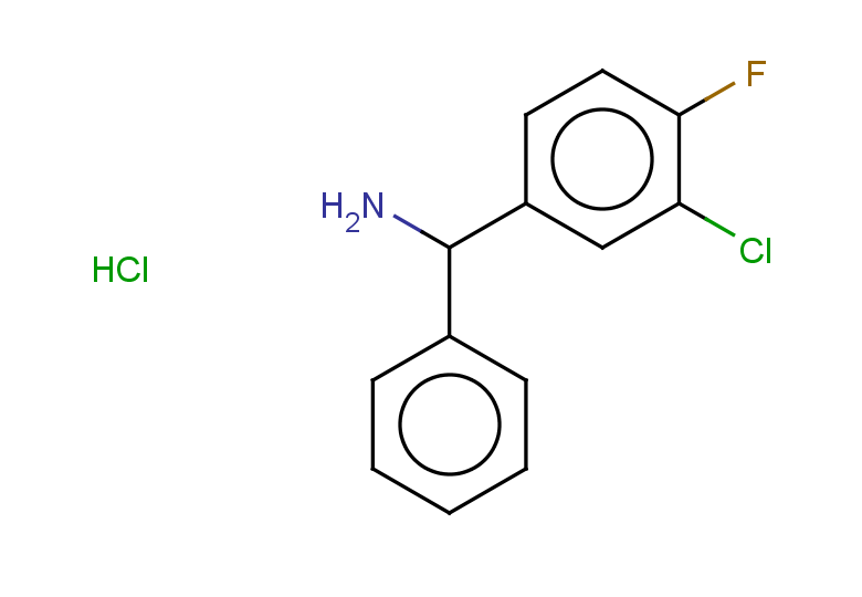 (3-chloro-4-fluorophenyl)(phenyl)methanamine hydrochloride