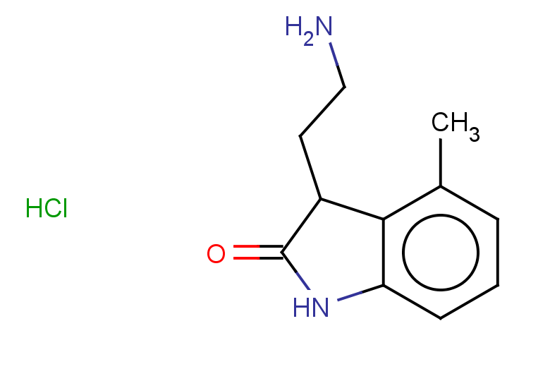 3-(2-aminoethyl)-4-methyl-2,3-dihydro-1H-indol-2-one hydrochloride