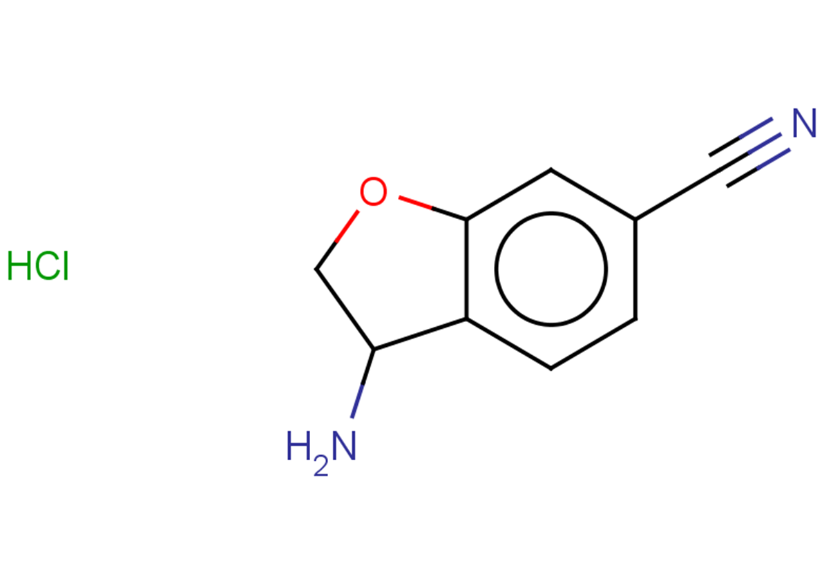 3-amino-2,3-dihydro-1-benzofuran-6-carbonitrile hydrochloride