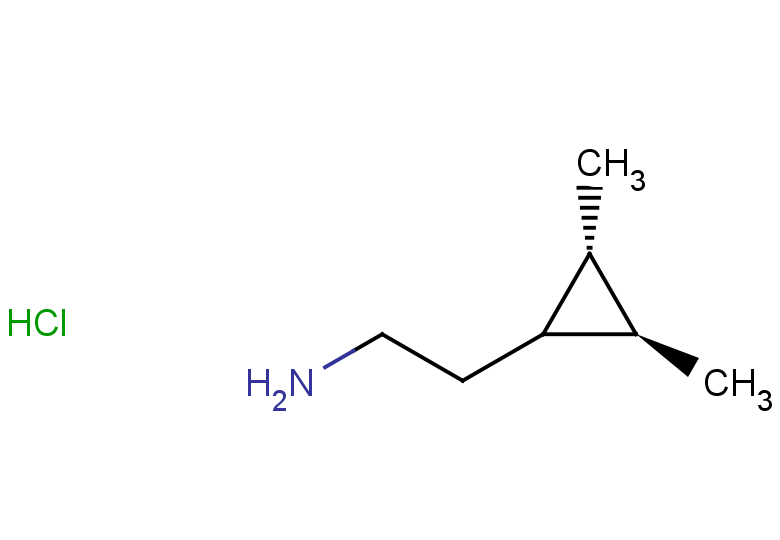 rac-2-[(2R,3R)-2,3-dimethylcyclopropyl]ethan-1-amine hydrochloride, trans
