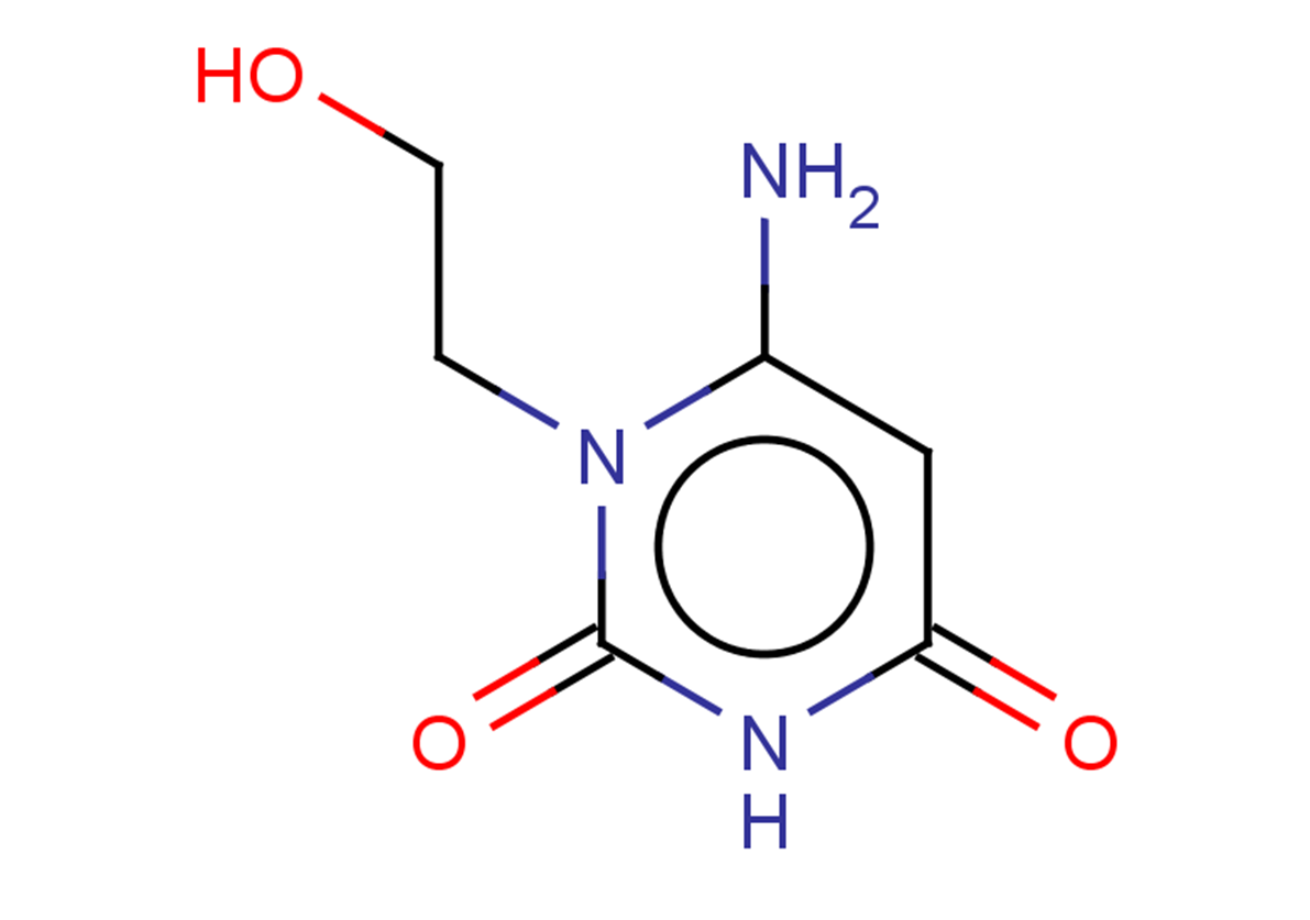 6-amino-1-(2-hydroxyethyl)-1,2,3,4-tetrahydropyrimidine-2,4-dione
