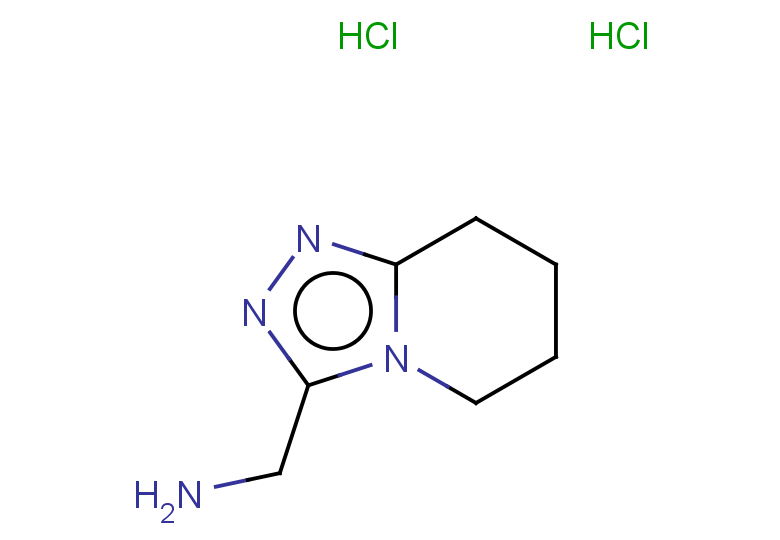 1-{5H,6H,7H,8H-[1,2,4]triazolo[4,3-a]pyridin-3-yl}methanamine dihydrochloride