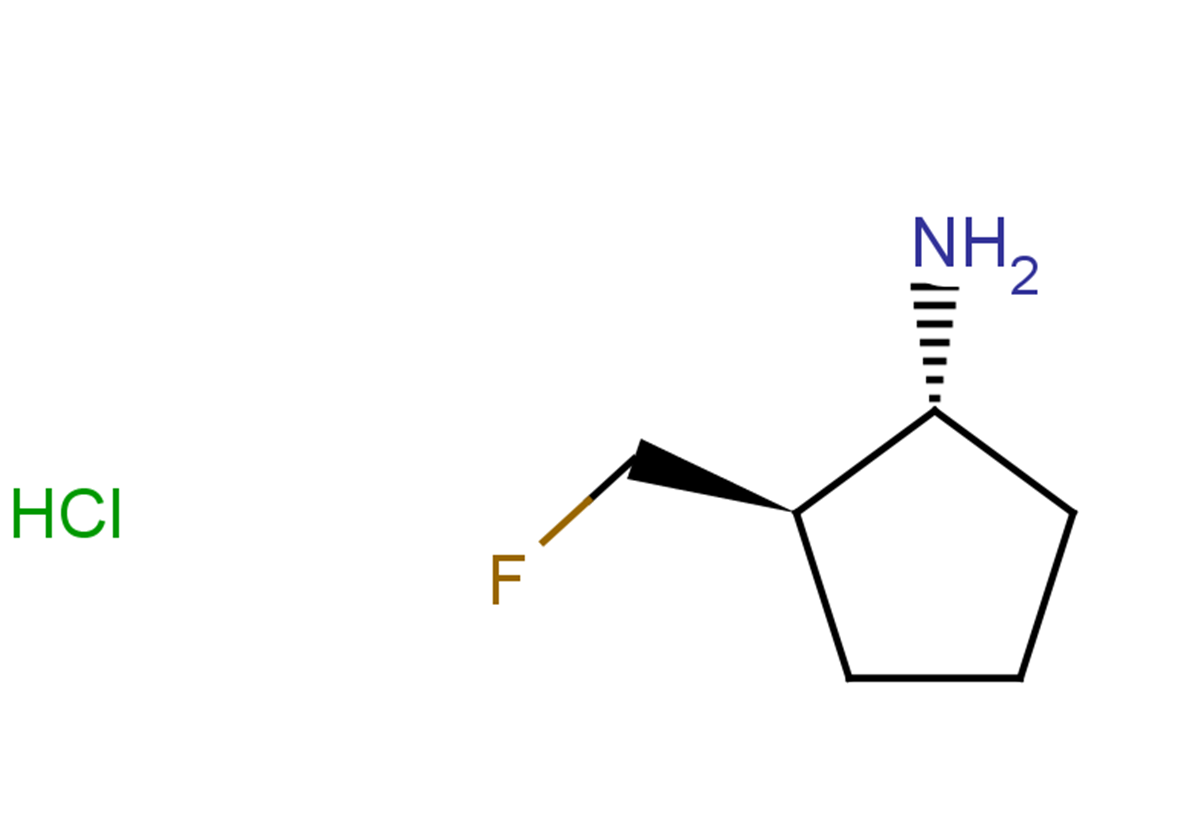rac-(1R,2R)-2-(fluoromethyl)cyclopentan-1-amine hydrochloride, trans