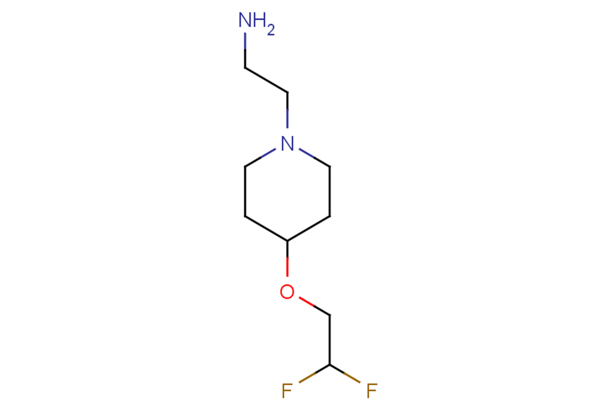 2-[4-(2,2-difluoroethoxy)piperidin-1-yl]ethan-1-amine