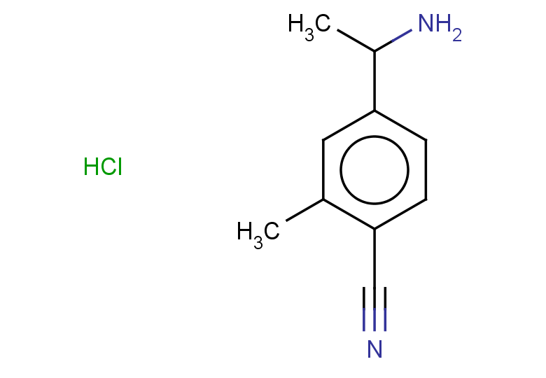 4-(1-aminoethyl)-2-methylbenzonitrile hydrochloride
