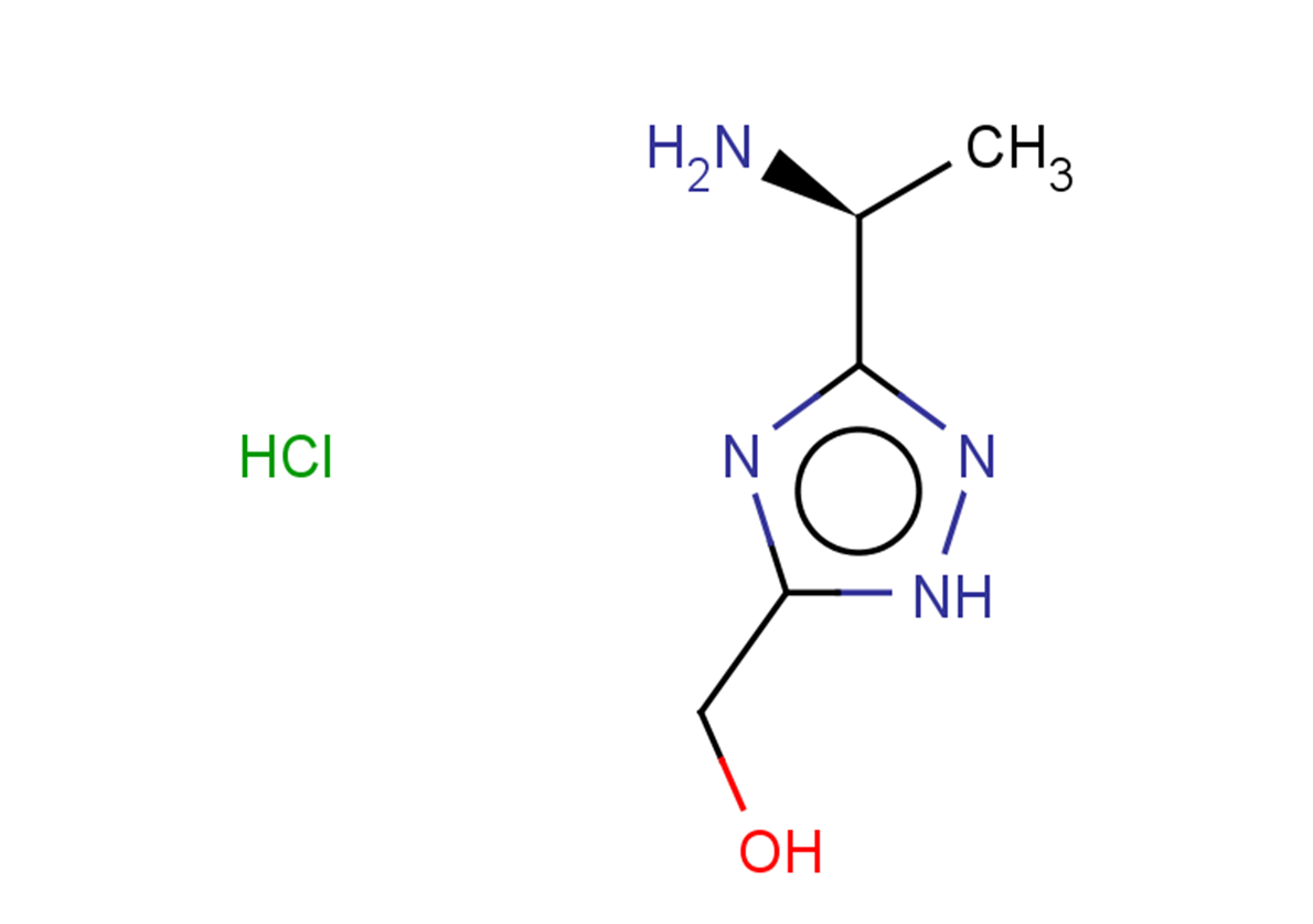 {3-[(1S)-1-aminoethyl]-1H-1,2,4-triazol-5-yl}methanol hydrochloride