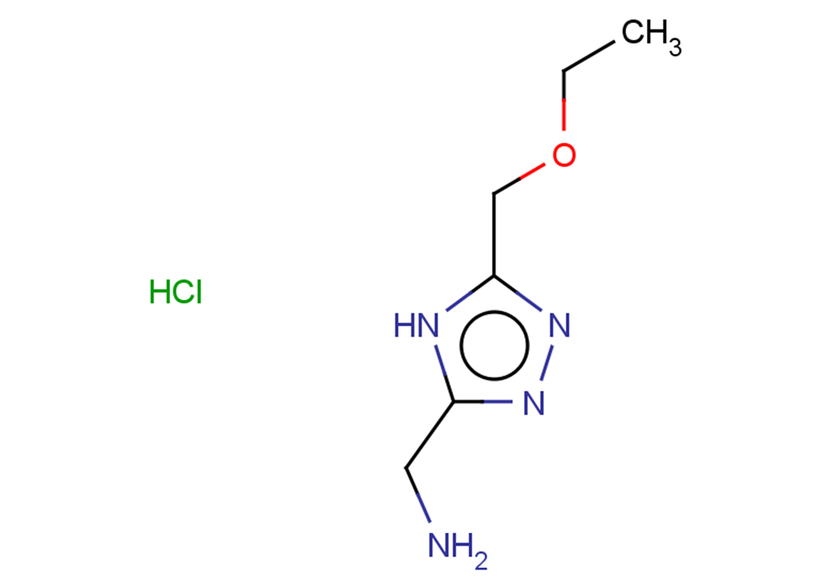 1-[5-(ethoxymethyl)-4H-1,2,4-triazol-3-yl]methanamine hydrochloride