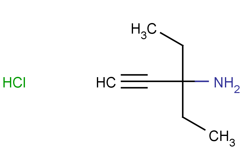 3-ethylpent-1-yn-3-amine hydrochloride
