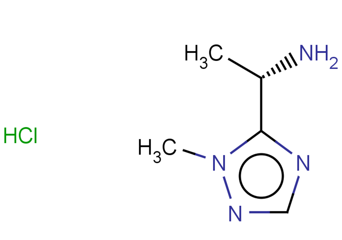 (1S)-1-(1-methyl-1H-1,2,4-triazol-5-yl)ethan-1-amine hydrochloride