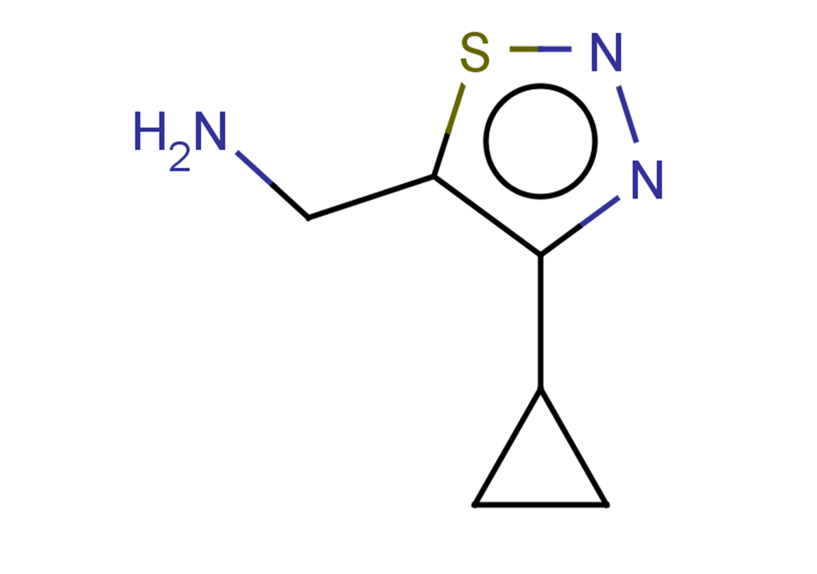 1-(4-cyclopropyl-1,2,3-thiadiazol-5-yl)methanamine