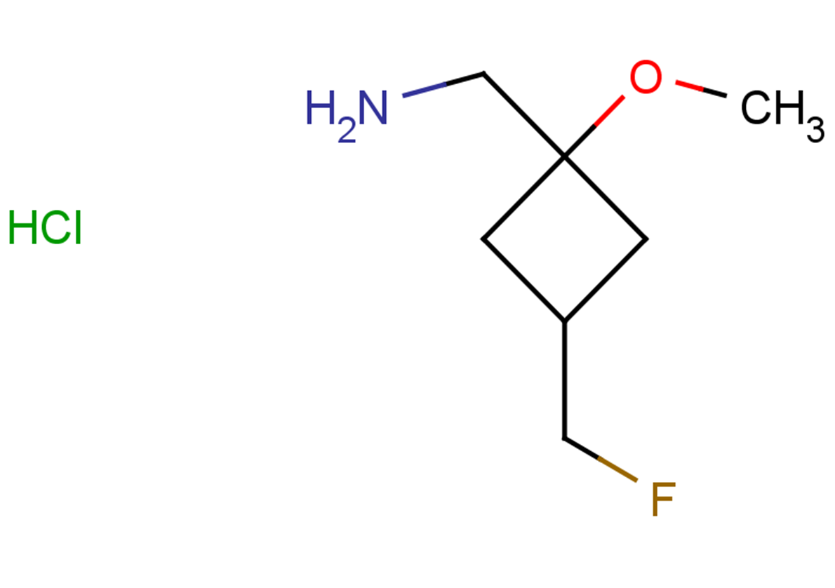 1-[3-(fluoromethyl)-1-methoxycyclobutyl]methanamine hydrochloride, Mixture of diastereomers