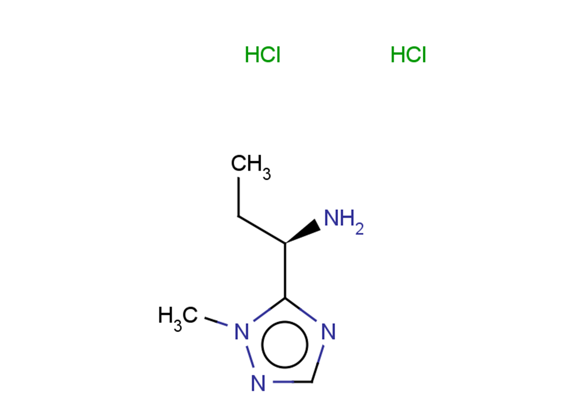 (1R)-1-(1-methyl-1H-1,2,4-triazol-5-yl)propan-1-amine dihydrochloride
