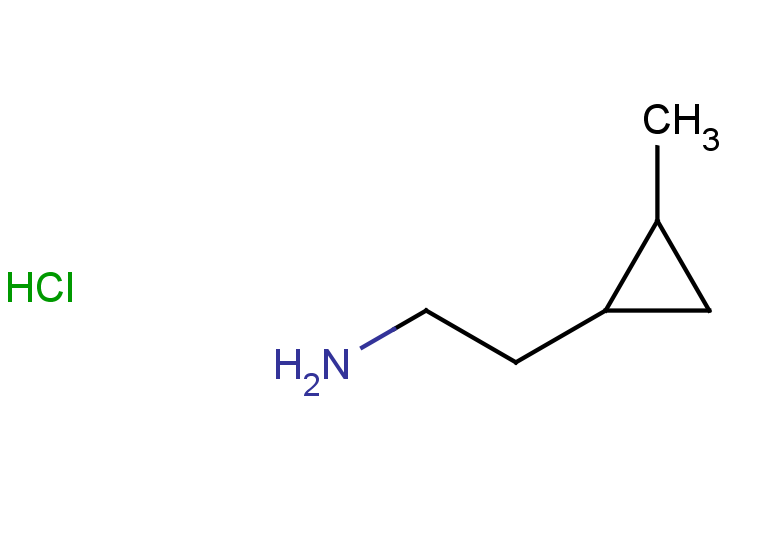 2-(2-methylcyclopropyl)ethan-1-amine hydrochloride, Mixture of diastereomers