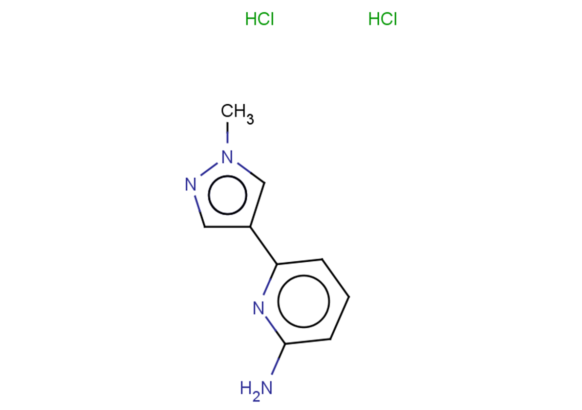 6-(1-methyl-1H-pyrazol-4-yl)pyridin-2-amine dihydrochloride