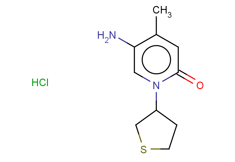 5-amino-4-methyl-1-(thiolan-3-yl)-1,2-dihydropyridin-2-one hydrochloride