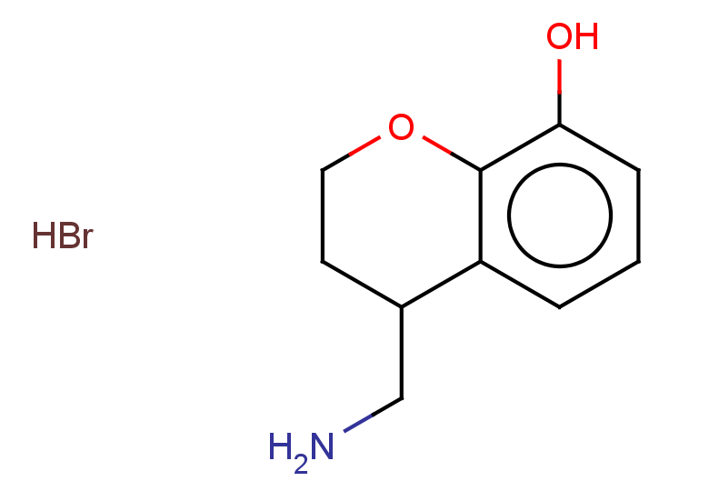 4-(aminomethyl)-3,4-dihydro-2H-1-benzopyran-8-ol hydrobromide