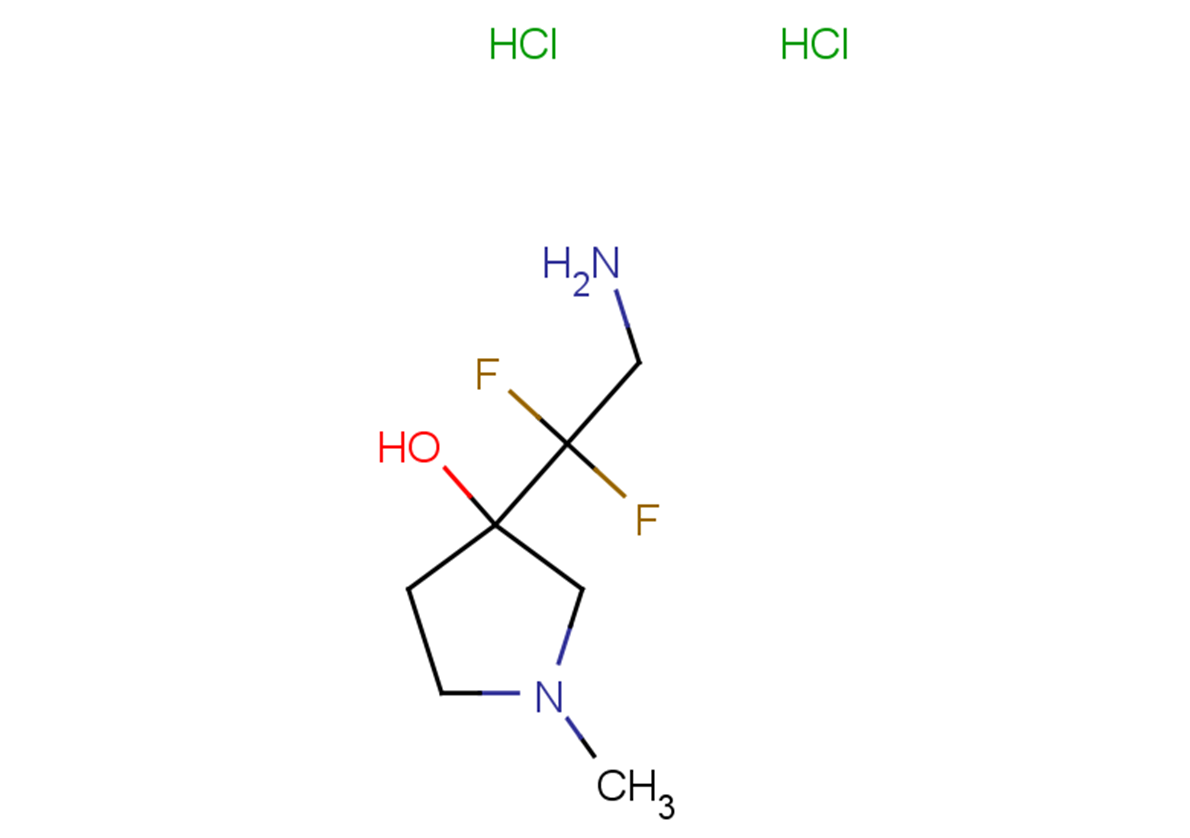 3-(2-amino-1,1-difluoroethyl)-1-methylpyrrolidin-3-ol dihydrochloride