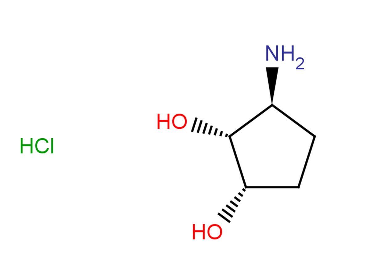 (1S,2R,3S)-3-aminocyclopentane-1,2-diol hydrochloride