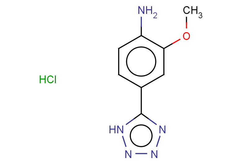 2-methoxy-4-(1H-1,2,3,4-tetrazol-5-yl)aniline hydrochloride