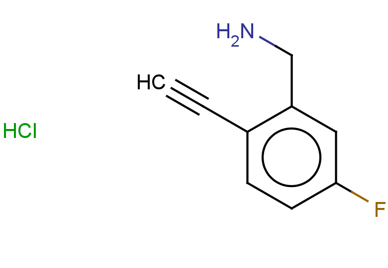 1-(2-ethynyl-5-fluorophenyl)methanamine hydrochloride