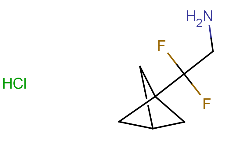2-{bicyclo[1.1.1]pentan-1-yl}-2,2-difluoroethan-1-amine hydrochloride