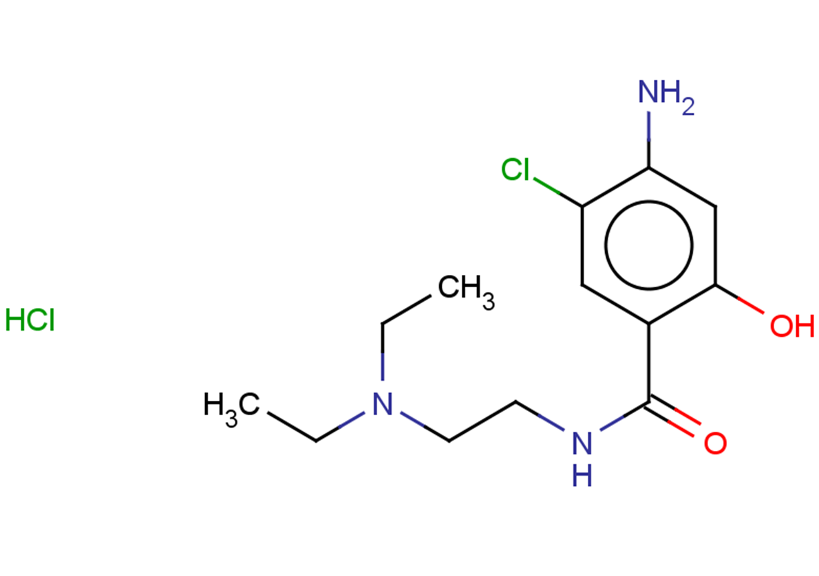 4-amino-5-chloro-N-[2-(diethylamino)ethyl]-2-hydroxybenzamide hydrochloride
