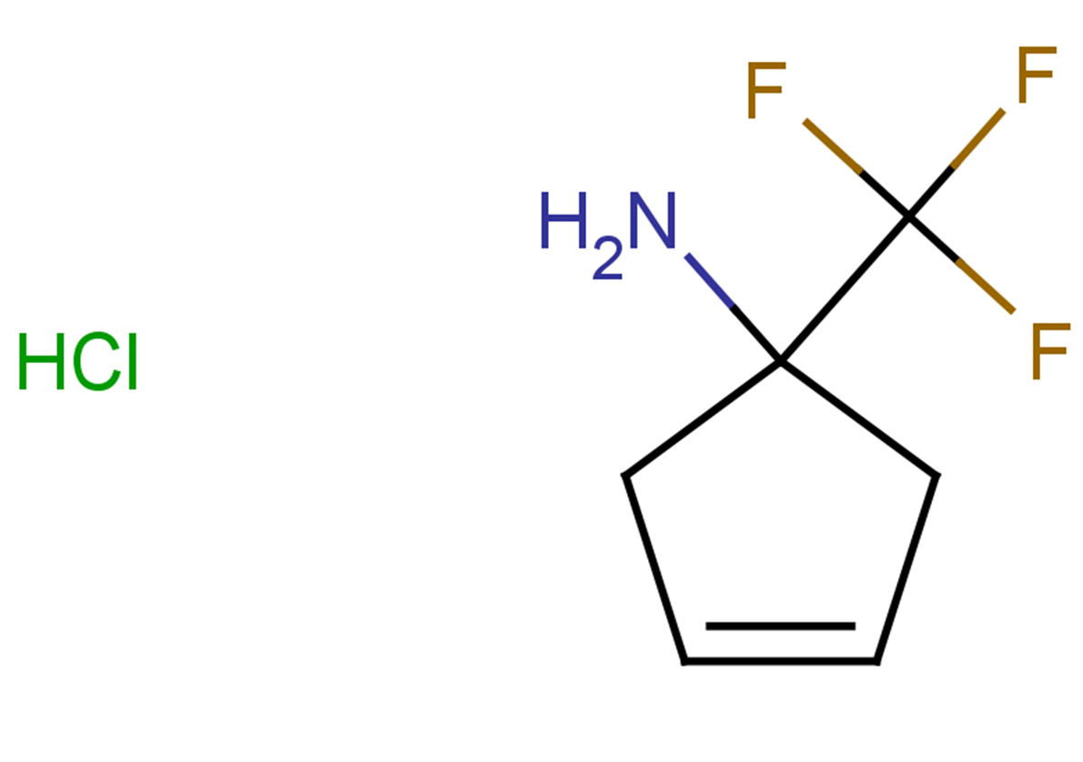 1-(trifluoromethyl)cyclopent-3-en-1-amine hydrochloride