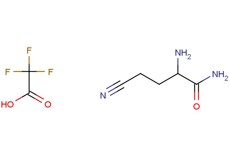 2-amino-4-cyanobutanamide, trifluoroacetic acid
