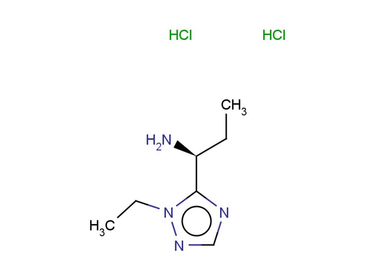 (1S)-1-(1-ethyl-1H-1,2,4-triazol-5-yl)propan-1-amine dihydrochloride