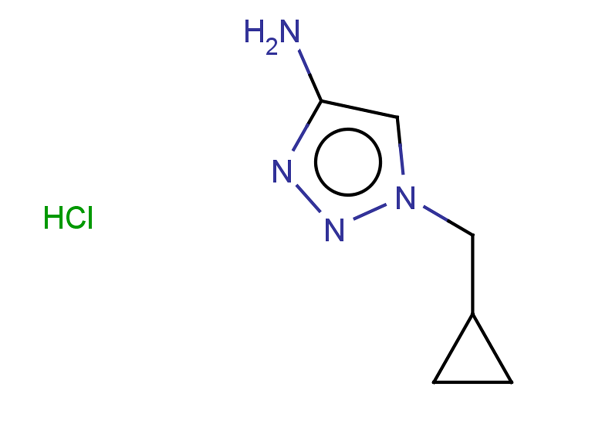 1-(cyclopropylmethyl)-1H-1,2,3-triazol-4-amine hydrochloride